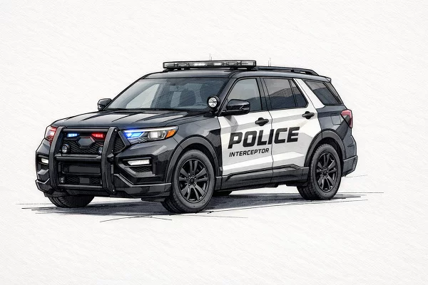 New 2026 Ford Police Interceptor Utility Image