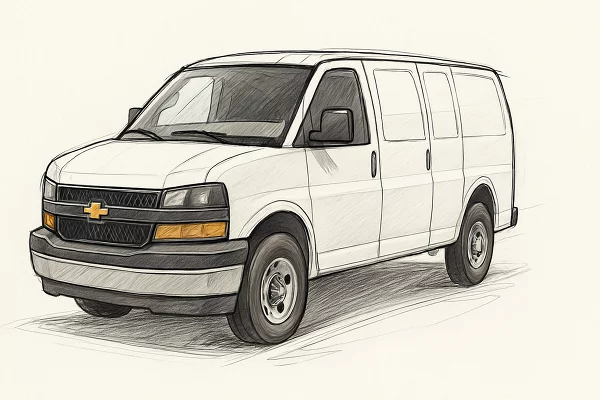 New 2025 Chevrolet Express Cargo Van Image